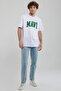 M 0611711 -620 Logo T-Shirt White Ss Men's T-Shirt - 2