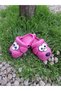 Children's Blue Cross Slippers with Cute Dog Figure Garden Slippers Beach Seaside Bathroom Slippers and Sandals