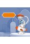 Rocket Astronaut Table Lamp, Orange, 25X12,