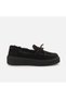Women's Genuine Leather Black Suede Casual Shoes