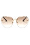 Polygonal Irregular Large Frame Sunglasses