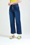 Kn 5 Button Leg Tasseled Wide Leg Women's Jean - 6