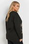 Plus Size Long Sleeve Crew Neck Sequin Embroidered Sweatshirt 303833 - 6