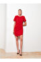 Quality Pieces from Çelebi Store Zero Roba Collar Plain Short Sleeve Women's Bodycon Dress - 3