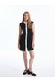 Lcw Vision Black Women's Straight Shirt Dress - 3