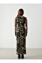 I Zero Roba Collar Leopard Embroidered Dress from Freezen Store - 5
