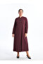 Crew Neck Patterned Women's Dress