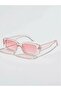 Transparent Pink Women's Sunglasses - 6