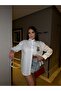 Women's White Teddy Bear Detailed Shirt - 4