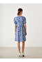 Nevavm V-Neck Floral Dress with a Difference - 4