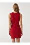 Esvab • Modern & Distinctive Zero Roba Collar Women's Bodycon Dress - 5