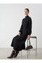 Nevavm Textured Dress with High Collar - 2