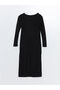 Peak New Season Crew Neck Patterned Dress - 5