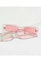Transparent Pink Women's Sunglasses - 2