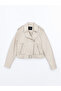 Trendlucky Biker Collar Women's Leather Look Jacket with a Difference - 6