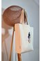 Bag, Colorful Printing Gusseted Canvas Tote Bag |   Girl Reading Book Bag - 7