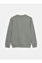 Lcwaikiki Classic Gray Crew Neck Long Sleeve Printed Men's Sweatshirt - 2