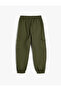 Boy's Khaki Jogger Trousers - 2