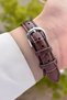 Women's Wristwatch with Yellow Cord and Brown Color - 6