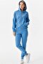 Glitter Knit Detailed Hooded Tracksuit Set - Blue - 5
