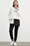 Knitwear Collar Detailed Oversize Tracksuit Set - Black - 2