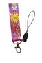 Wildflowers Pink Card Strap Name Badge Neck Strap Lanyard Phone Strap Horizontal Vertical Card Protector - 3