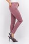 Woman Skinny Fit Stretchable High Rise Solid Pant, Purple - 3