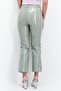 Women Petite Plain Straight Leg Pant, Sage Green - 4