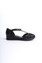 Genuine Leather Handmade Black Casual Women's Sandals - 3