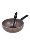 Granite Coated Smart Cookware Set, 9Pcs, DC1577BGE 24cm Casserole+Lid, 26cm Frypan, 1pc Nylon Turner - 3