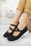 Women's Sneaker Comfortable Sole Casual Shoes Women's Ballet Flats Mother Shoes - 4
