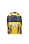 Cats Backpack with USB Port Yellow - 5