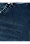 Normal Waist Cotton Slim Fit Denim Trousers - Brad Jean - 6