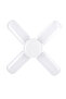 Led Energy Saving Lamp With Fan - Foldable / Flexible Design
