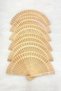 Bamboo Carved Bride Bridesmaid Fan, Bride to Be Bachelorette Party Henna Gift Fan 6 Pieces