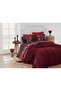 Ottoman Double 7 Piece Knitted Blanket, Cotton Duvet Cover Set