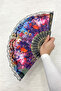 Black Mixed Color Bride Bridesmaid Fan, Bride Bachelorette Party Henna Gift, 6 Pieces - 5