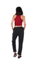 Women's Anthracite High Waisted Side Stripe Sweatpants - 4
