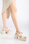 June Side Open Heeled Sandals - 3