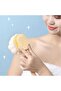 2-in-1 Shower Body Brush with Bristle and Fiber Cover Long Handle Practical Back Cleaning - 6