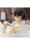 2-in-1 Shower Body Brush with Bristle and Fiber Cover Long Handle Practical Back Cleaning - 5