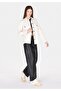 Regular Fit Shirt Neck Plain Women's Ecru Long Sleeve Shirt Cl 1072497 - 3