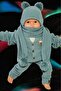 Girls&Boys Thessaloniki Knitted Pompom Scarf Beanie Set 1-5 Years - 3