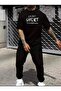 I'M Not Short Printed T-Shirt Sweatpants Jogger Casual Fit Tracksuit Set