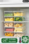 20 Pieces 2 Lt. Freezer Storage Container - Suitable for Deep Freezer, Self-Covered (2000 ml) - 3