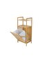 BAMBU SEPETLİ BANYO RAFI