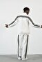 Oversized Unisex Striped Cardigan Tracksuit Set - 8
