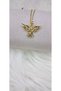 Steel Color Zircon Stone Detail Phoenix Bird Model Necklace - 2