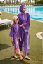 Children's Purple Colored Kimono P2427
