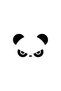 Angry Panda Sticker A+Quality 20 X 14 cm Durable